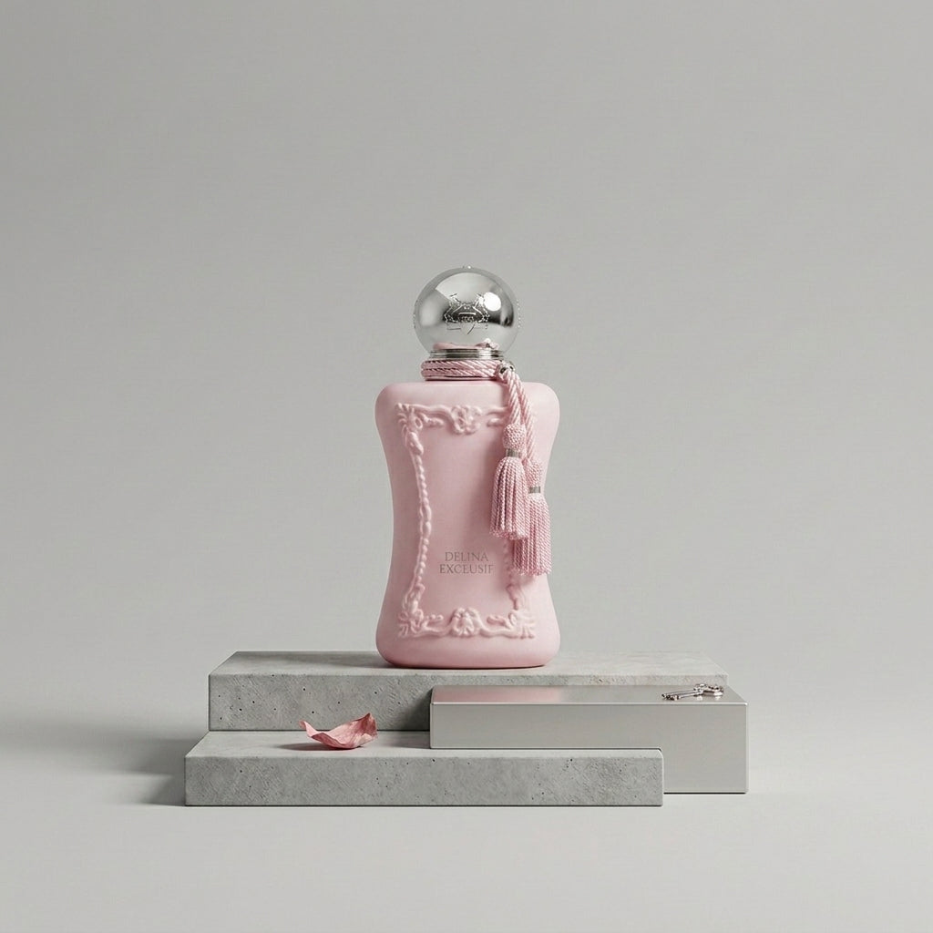 Parfums de Marly Delina Exclusif — The Ultimate Elixir of Modern Royalty and Opulent Femininity.